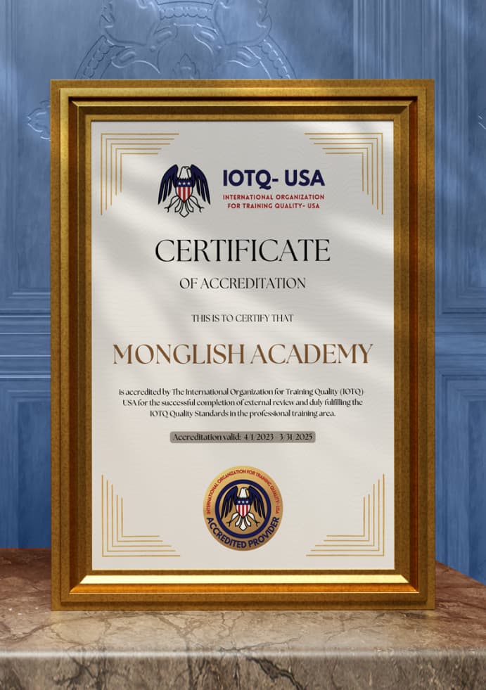 International Organization for Training Quality information display