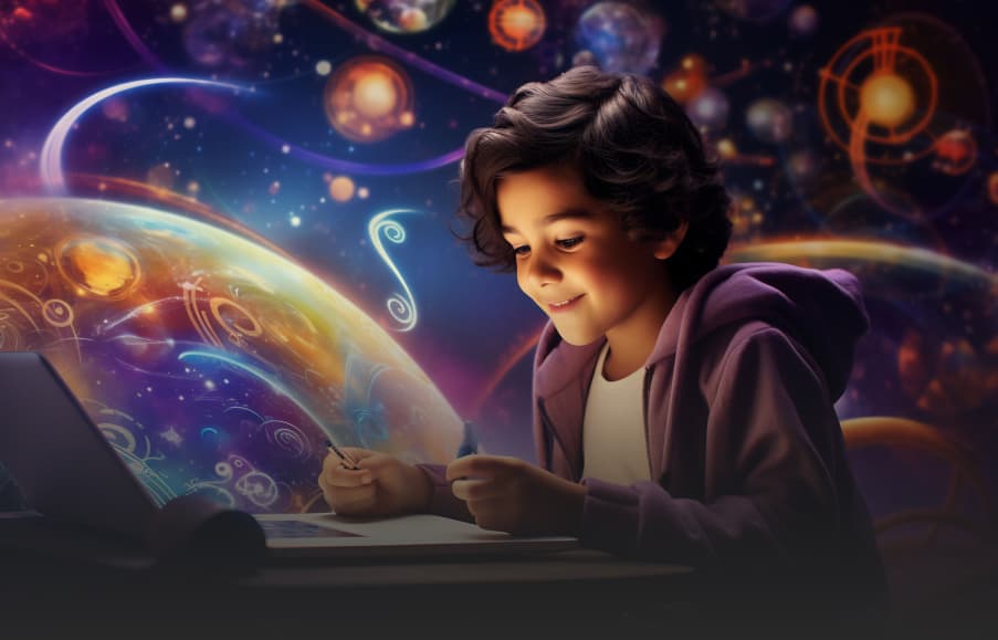 Students enjoying a cheerful learning experience at Monglish Academy