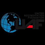 Globally accredited English academy International accreditation and certification logo