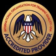 Globally accredited English academy International accreditation and certification logo